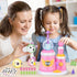 195pcs 3+ nicknack Princess Magic DIY Balloons with Pump, DIY Sticky Balloon Maker Toy Craft Kits for Kids with Bouncy