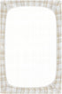 VEKELEE 39x27 Beige Buffalo Plaid Fitted Crib Sheet for Boys and Girls, Soft and Breathable Bed Sheet for Standard Crib