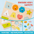 Montessori Toy for Babies 12-18 Months, Wooden Shape Puzzles for Toddlers 1-3, Baby Puzzle with Knob, Color & Shape