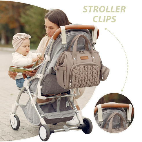 Backpack, FHELAD Small Diaper Bag Toddler Diaper Bags Waterproof Multi-Function Newborn Baby Stylish Mini Tote