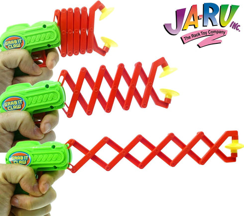 JA-RU Robot Arm Claw Grabber Gun (Assorted 1 Toy) - 12 Inch Long Reach Interactive Play & Learning Tool for Kids