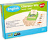 BOHS Literacy Wiz Fun Game - See and Hide Spell Lower Case Flash Cards for Preschool Language Learning