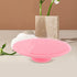 Set Mikinona Scalp Brush and Nylon Comb for Newborns and Infants, Pink, Soft Silicone Scrubber, Suitable for Wet