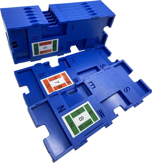 Duplicate Boards for Bridge Cards Game - Home Bridge Kit with Carrying Bag, Set of 8