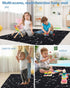 50x50 Tummy Play Mat for Playpen Foldable Baby Play Mat Large Time Mat, Non Slip Washable Baby Play Mats for Floor