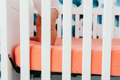 Stella Copper Pearl Premium Knit Crib Sheets - Breathable and Soft, Fitted Sheets for Standard Mattresses, Perfect