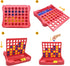 4 in a Row Game - Board Games Toys for Girls, Classic Four in a Row with 6 Spare Discs for Ages 3 to 12