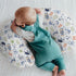 Sea Animal Baby Nursing Pillow Cover for Boy Girl Diver Turtle Jellyfish Whale Sea Weeds Starfish Nursing Slipcover