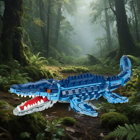 Sets,805 Set,STEM Mosasaur Dinosaurs Building Pcs Ocean Animal Building Toys,Sea Creatures Creativit Model Building