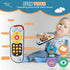 3 1-3 Orzbow Baby Remote Control Toy with Music, Realistic TV Remote Toy with Lights and Sounds, Modes(Learning, Music