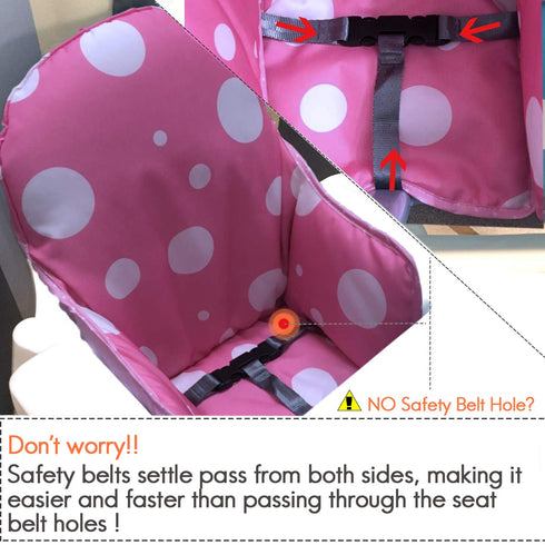 ZARPMA Highchair Cushion for IKEA Antilop, Thick Washable Baby Toddler Seat Covers, Child Chair Insert Mat Padding