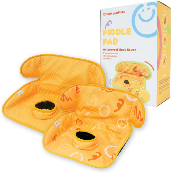 Piddle Pad 2-Pack, Potty Training Car Seat Protector, Toddler Car Seat Cover