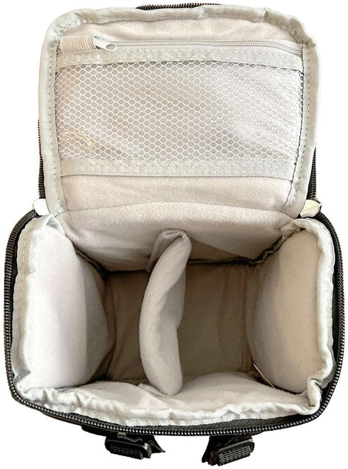 Navitech MBP853 Black Baby Monitor and Camera Carry Case Bag Compatible With Motorola Connect