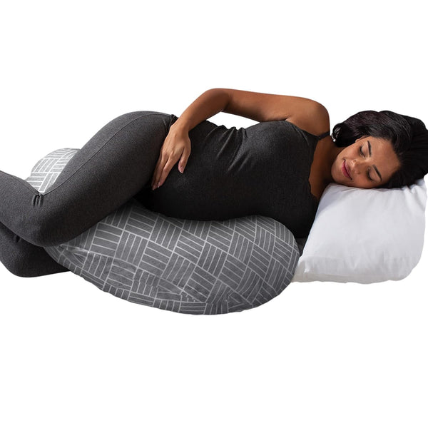 Boppy Cuddle Pregnancy Pillow - Compact Ergonomic Maternity Pillow, Versatile Support, Great