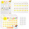 BOXOB Potty Training Chart with Reward Stickers, Potty Sticker Chart Cute Toilet Sticker