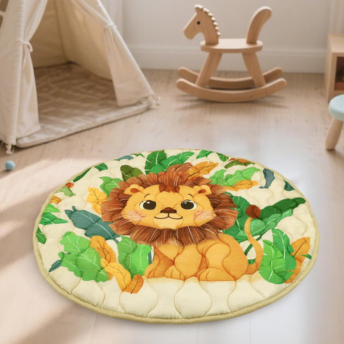 Tummy 40 40 Baby Round Play Mat, Premium Thicker Foam Baby Mat for Floor, Time Foldable Baby Foam Play mat for Babies