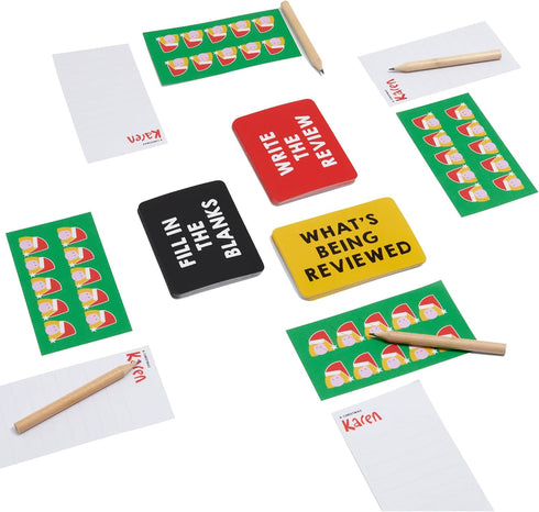 A Christmas Karen Party Game - Hilarious Bluffing Game with One-Star Reviews for Family Game Night, 3-10 Players