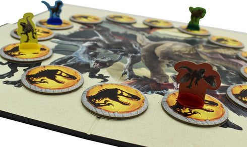 Cartamundi Jurassic World Dino Chase Board Game, Exciting Family Friendly Dinosaur Game for 2-4 Players, Great Gift for