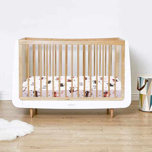 Cloele Fitted Crib Sheet - Cozy Baby Nursery Bed Sheet for Standard Crib and Toddler Mattresses, 100% Polyester, 1 Pack