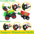 Set, 3-5, Die-cast Metal Toy Tractors with Trailer, Movable Parts & Realistic Details Rolling Monster Trucks Realistic