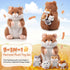 5 Set 14 Inch Mommy 4 Deekin Pcs Hamster Stuffed Animal Hamster with Cuddly Plush Babies in Belly Cute Plush Toys Gifts