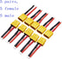 Blomiky XT60H 5 Pairs 14AWG Silicon Wire Extension Deans XT60 Plug Connector for RC Cars