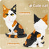 Sets 1300 3D QLT QIAOLETONG Cat Mini Building Blocks Cute Animals for Goodie Bags, PCS Micro Mini Building Toy DIY