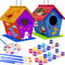 hapray 2 Pack Bird House Kit, DIY Wooden Crafts for Children to Build and Paint