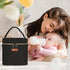 4 9 Pack, Mancro Breastmilk Cooler Bag Travel, Fits Baby Bottles Up to Ounce, Baby Bottle Bag with Ice Insulation