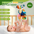Jollybaby Musical Activity Pull String Hanging Toy for Baby Stroller Car Seat Crib Play Gym, Plush Stuffed Toucan Toy