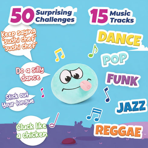 Wackiez 50 15 Wacky Ball - Musical Talking Game of Action & Funny Tasks | Silly Challenges + Dance Music Tracks |