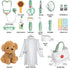 3 4 5 6 26 Playset Liberry Doctor Kit for Toddlers Years Old, Pcs Kids Doctor with Dog Toy, Stethoscope and Dress Up