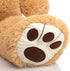 36 inch HollyHOME Teddy Bear Stuffed Animal Plush Giant Teddy Bears with Footprints Big Bear Tan