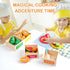 Sets Set Wooden Play Food for Kids Kitchen Accessories, Velcro Fruit and Veggies Cutting for Kids, Pretend Play Food