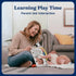 Tummy 12x12 012 Premium Tactile Baby Mirror Toy for Time & Play, Double-Sided High-Contrast Sensory, Supports Crawling