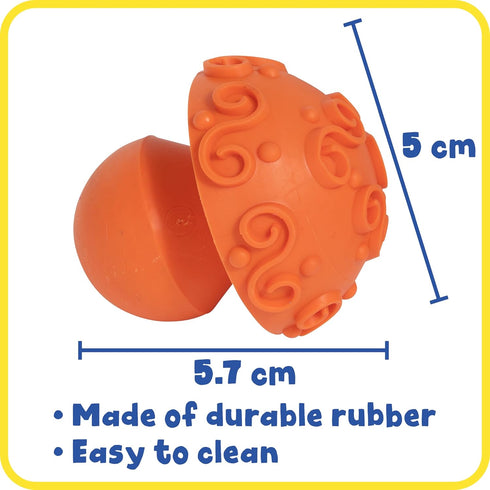 2 Set 4 2+ READY LEARN Paint and Clay Mushroom Stampers - of - Ages - Easy to Grip Arts and Crafts Tools for Kids - DIY