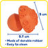 2 Set 4 2+ READY LEARN Paint and Clay Mushroom Stampers - of - Ages - Easy to Grip Arts and Crafts Tools for Kids - DIY