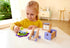 Set Playset Hape Wooden Doll House Furniture Baby's Room with Baby| Pretend for Kids Wooden Dollhouse