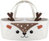 Weysat Cute Deer Baby Diaper Caddy Organizer Cotton Rope Diaper Caddy Basket