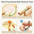11-in-1 Set-Wooden 1-3, WINGYZ Toddler Drum Baby Musical Instruments & Montessori Musical Toys for Toddlers Music Table