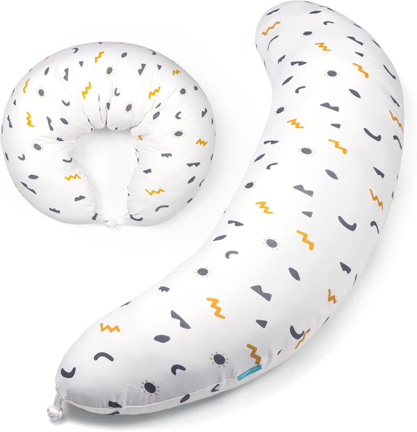 BYRIVER Firm C Shaped Pregnancy Pillows for Sleeping, Belly Hip Leg Knee