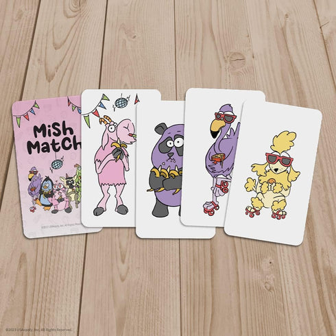 USAOPOLY Mish Match - Fast Paced Party Card Game for 2-8 Players, Ages 8+
