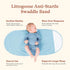 3 Pack Adjustable Velcro Swaddle Wraps for Newborns