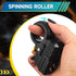 Umnodobn 3D Fidget Spinner Slider Toys, EDC Fidgets Cliker Pistol Toy, Fidget Ring Pad for Adults, Plastic Finger Hand
