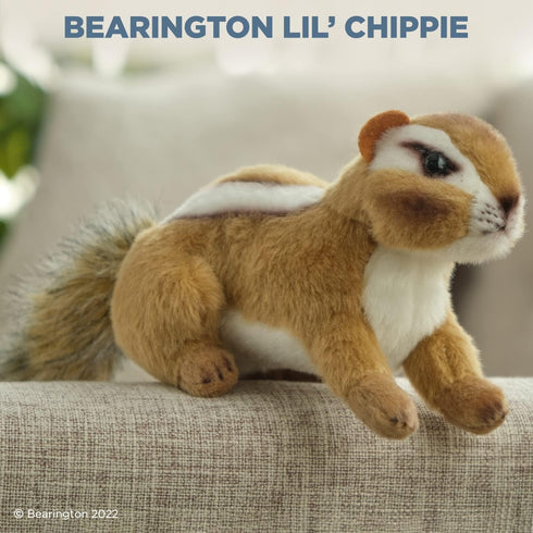 Bearington Collection Chippie Plush Chipmunk Stuffed Animal - 7 Inch