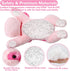 22 Inch 4.5 (22" 4.5 lbs) meowtastic Pink Dog Weighted Stuffed Animals - Pounds Weighted Plush Dog Stuffed Animals