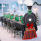Oudain 2 Pcs Christmas Express Train Decoration Steam Train Table Decoration with