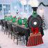 Oudain 2 Pcs Christmas Express Train Decoration Steam Train Table Decoration with