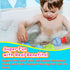 HAPATOYS 3Pack 1-3 Bath Toys for Toddlers - Sensory Squeezing Water Bathtub Toys for Kids | Bath Tub & Pool Floating