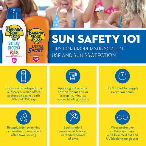 SPF#100 4 Banana Boat Kids Max Protect & Play Lotion Ounce